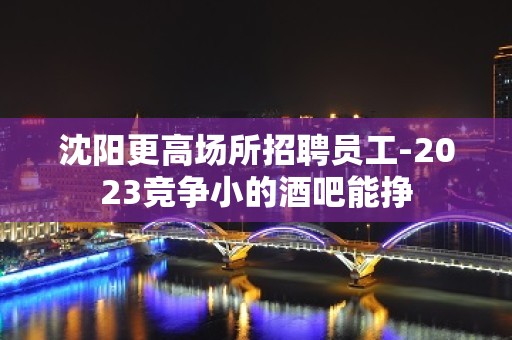 沈阳更高场所招聘员工-2023竞争小的酒吧能挣