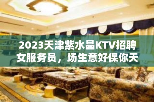 2023天津紫水晶KTV招聘女服务员，场生意好保你天天翻房