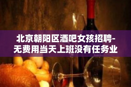 北京朝阳区酒吧女孩招聘-无费用当天上班没有任务业绩任务