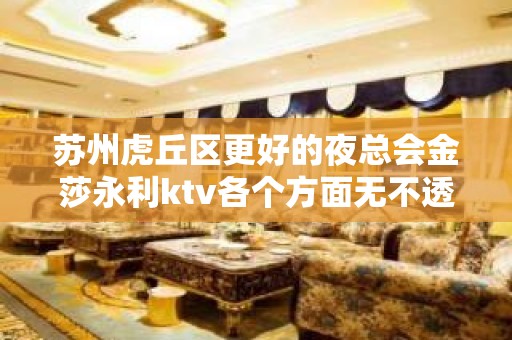 苏州虎丘区更好的夜总会金莎永利ktv各个方面无不透漏着奢华