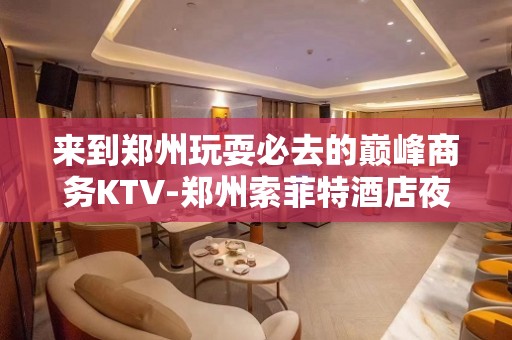 来到郑州玩耍必去的巅峰商务KTV-郑州索菲特酒店夜总会