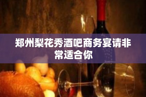 郑州梨花秀酒吧商务宴请非常适合你