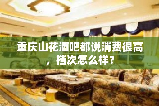 重庆山花酒吧都说消费很高，档次怎么样？