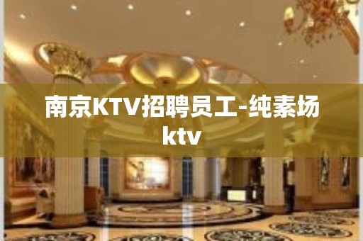 南京KTV招聘员工-纯素场ktv