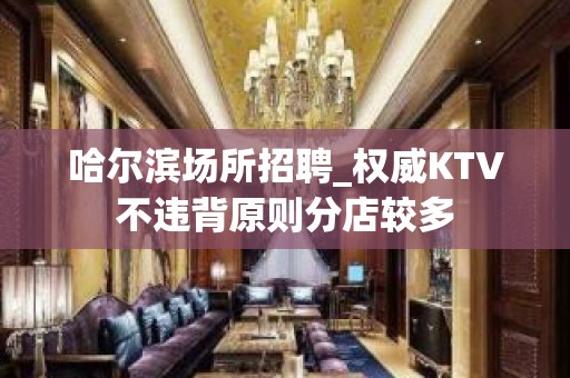 哈尔滨场所招聘_权威KTV不违背原则分店较多