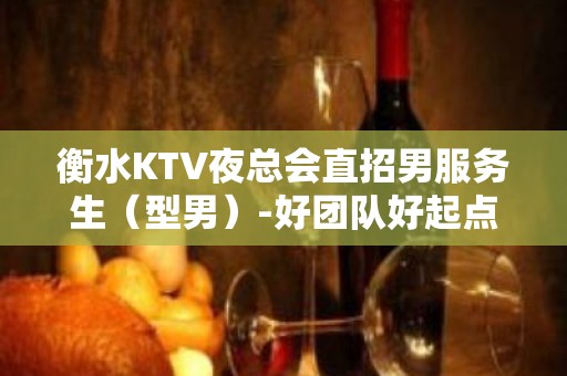 衡水KTV夜总会直招男服务生（型男）-好团队好起点