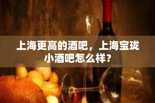 上海更高的酒吧，上海宝珑小酒吧怎么样？