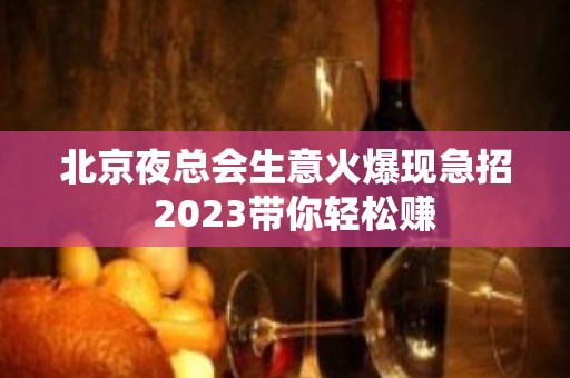 北京夜总会生意火爆现急招  2023带你轻松赚