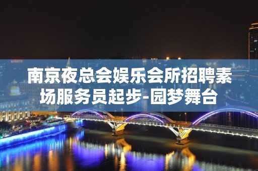 南京夜总会娱乐会所招聘素场服务员起步-园梦舞台