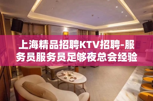 上海精品招聘KTV招聘-服务员服务员足够夜总会经验带你走进ktv