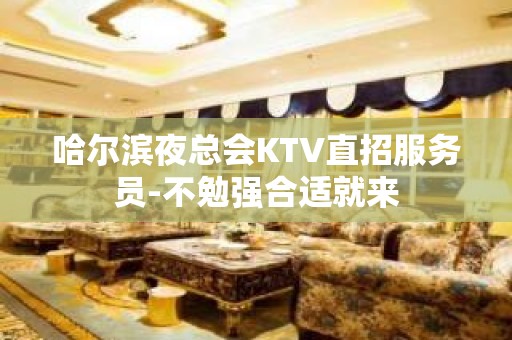 哈尔滨夜总会KTV直招服务员-不勉强合适就来