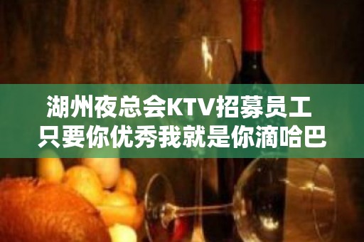 湖州夜总会KTV招募员工 只要你优秀我就是你滴哈巴狗