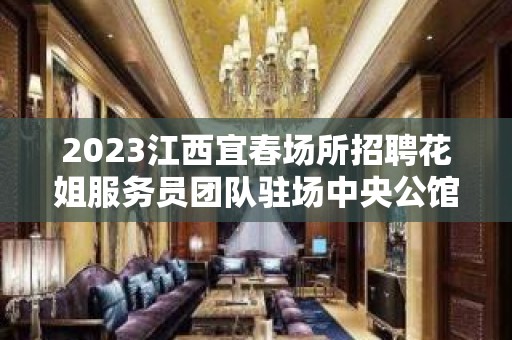 2023江西宜春场所招聘花姐服务员团队驻场中央公馆