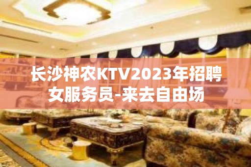 长沙神农KTV2023年招聘女服务员-来去自由场