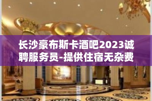 长沙豪布斯卡酒吧2023诚聘服务员-提供住宿无杂费