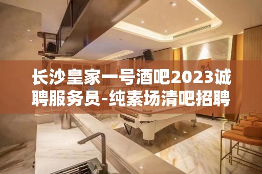 长沙皇家一号酒吧2023诚聘服务员-纯素场清吧招聘起步促