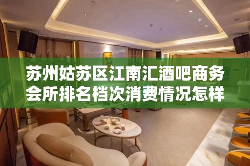 苏州姑苏区江南汇酒吧商务会所排名档次消费情况怎样?