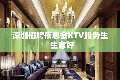 深圳招聘夜总会KTV服务生  生意好