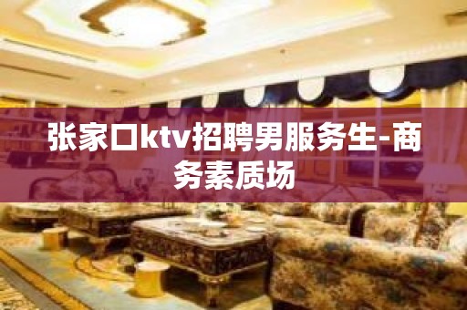 张家口ktv招聘男服务生-商务素质场