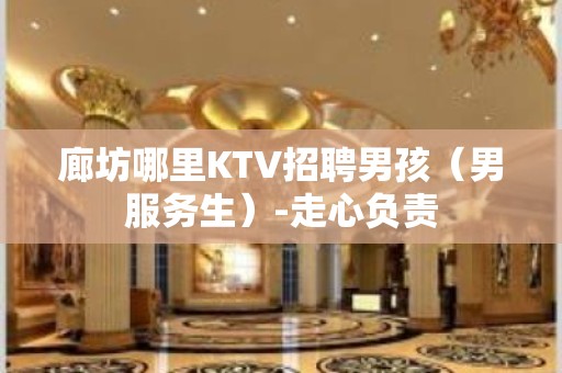 廊坊哪里KTV招聘男孩（男服务生）-走心负责