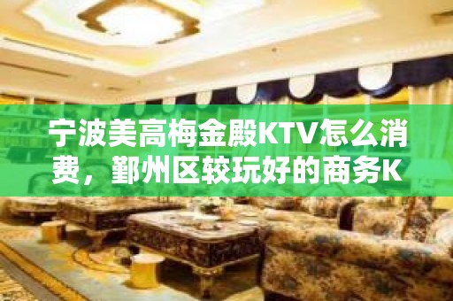 宁波美高梅金殿KTV怎么消费，鄞州区较玩好的商务KTV。