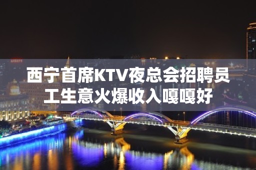 西宁首席KTV夜总会招聘员工生意火爆收入嘎嘎好