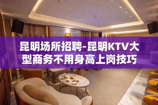 昆明场所招聘-昆明KTV大型商务不用身高上岗技巧