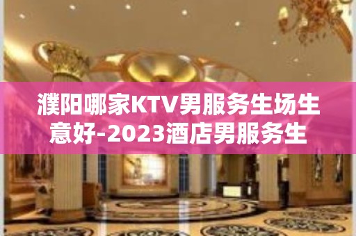 濮阳哪家KTV男服务生场生意好-2023酒店男服务生