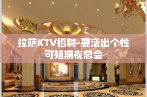 拉萨KTV招聘-要活出个性可短期夜总会