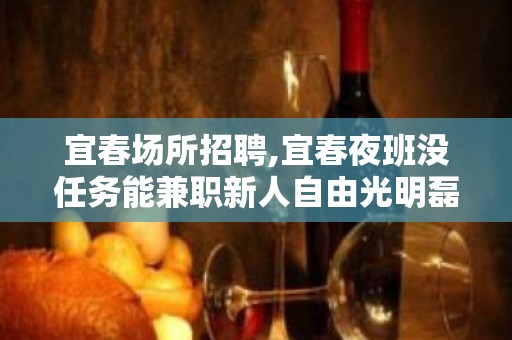 宜春场所招聘,宜春夜班没任务能兼职新人自由光明磊落