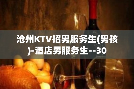 沧州KTV招男服务生(男孩)-酒店男服务生--30