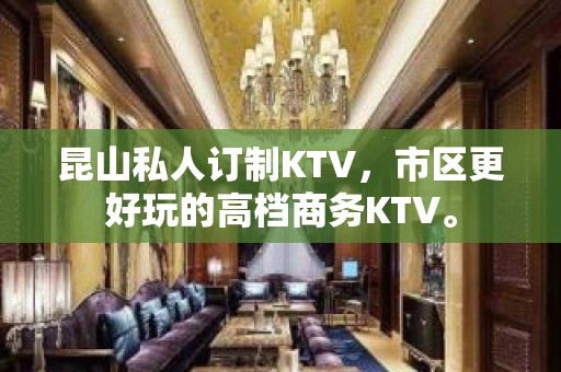 昆山私人订制KTV，市区更好玩的高档商务KTV。