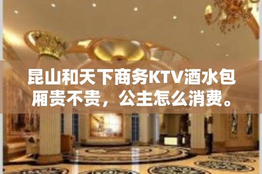 昆山和天下商务KTV酒水包厢贵不贵，公主怎么消费。