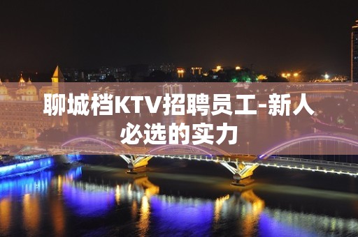 聊城档KTV招聘员工-新人必选的实力