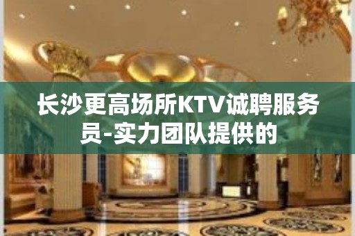 长沙更高场所KTV诚聘服务员-实力团队提供的