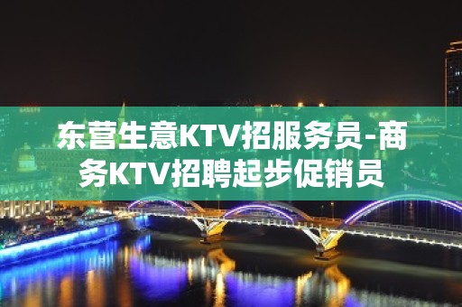 东营生意KTV招服务员-商务KTV招聘起步促销员