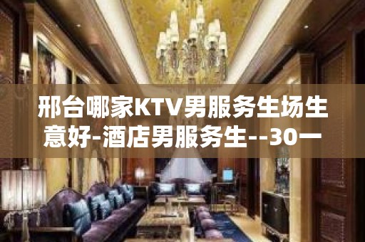 邢台哪家KTV男服务生场生意好-酒店男服务生--30一