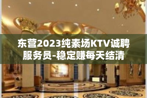 东营2023纯素场KTV诚聘服务员-稳定赚每天结清