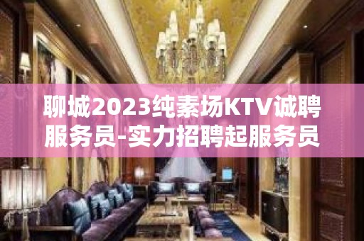 聊城2023纯素场KTV诚聘服务员-实力招聘起服务员