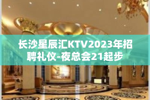 长沙星辰汇KTV2023年招聘礼仪-夜总会21起步