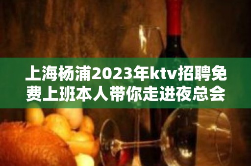 上海杨浦2023年ktv招聘免费上班本人带你走进夜总会生活