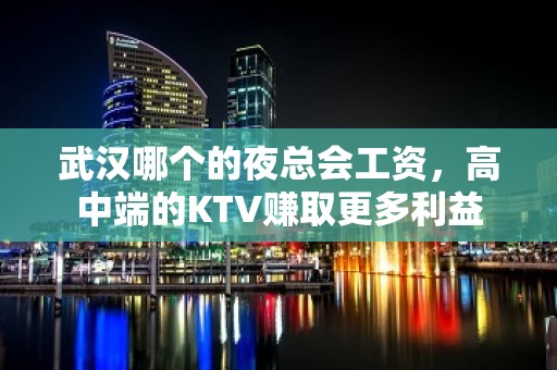 武汉哪个的夜总会工资，高中端的KTV赚取更多利益