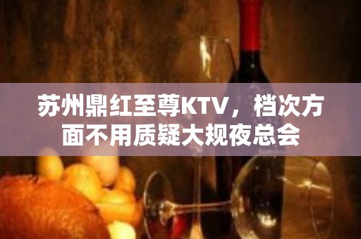 苏州鼎红至尊KTV，档次方面不用质疑大规夜总会