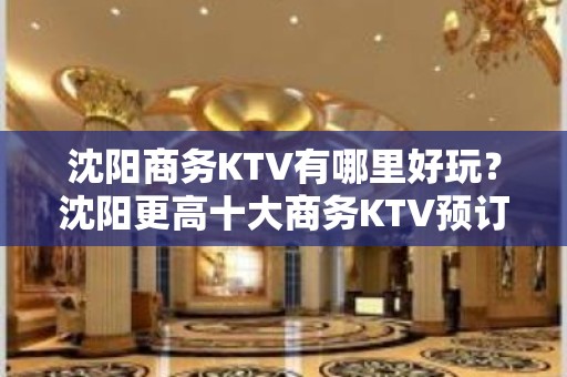 沈阳商务KTV有哪里好玩？沈阳更高十大商务KTV预订