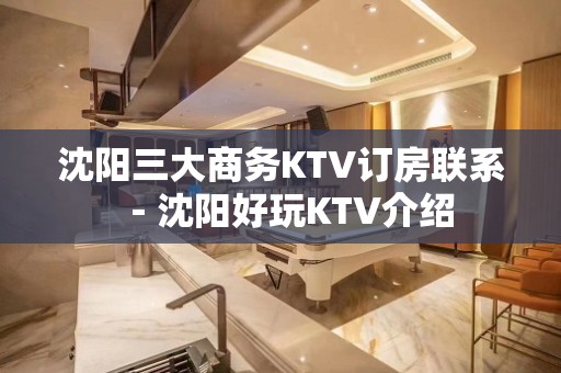 沈阳三大商务KTV订房联系－沈阳好玩KTV介绍