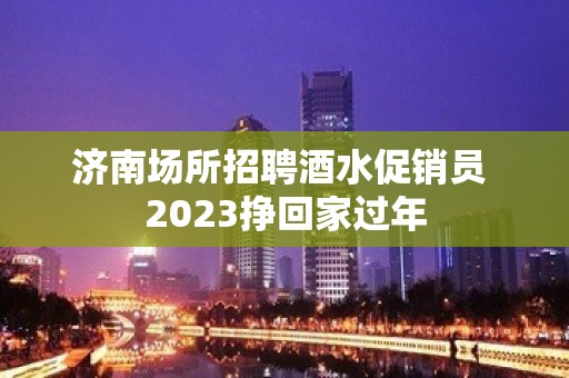 济南场所招聘酒水促销员 2023挣回家过年