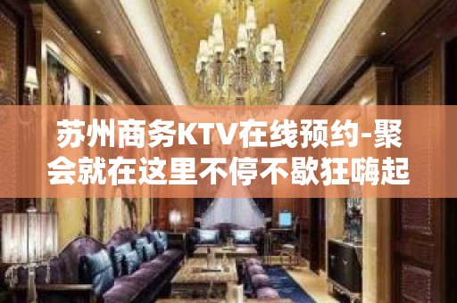 苏州商务KTV在线预约-聚会就在这里不停不歇狂嗨起来