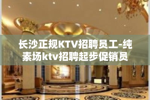 长沙正规KTV招聘员工-纯素场ktv招聘起步促销员