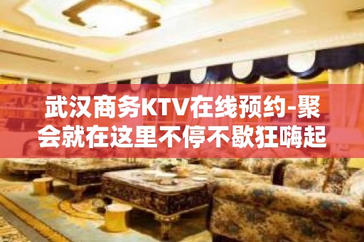 武汉商务KTV在线预约-聚会就在这里不停不歇狂嗨起来