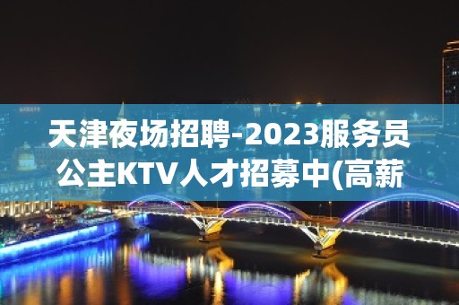 天津夜场招聘-2023服务员公主KTV人才招募中(高薪)